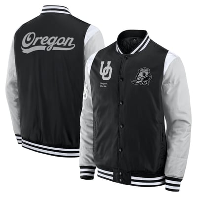  Oregon Ducks Fanatics Elements Elite Full-Snap Jacket - Black